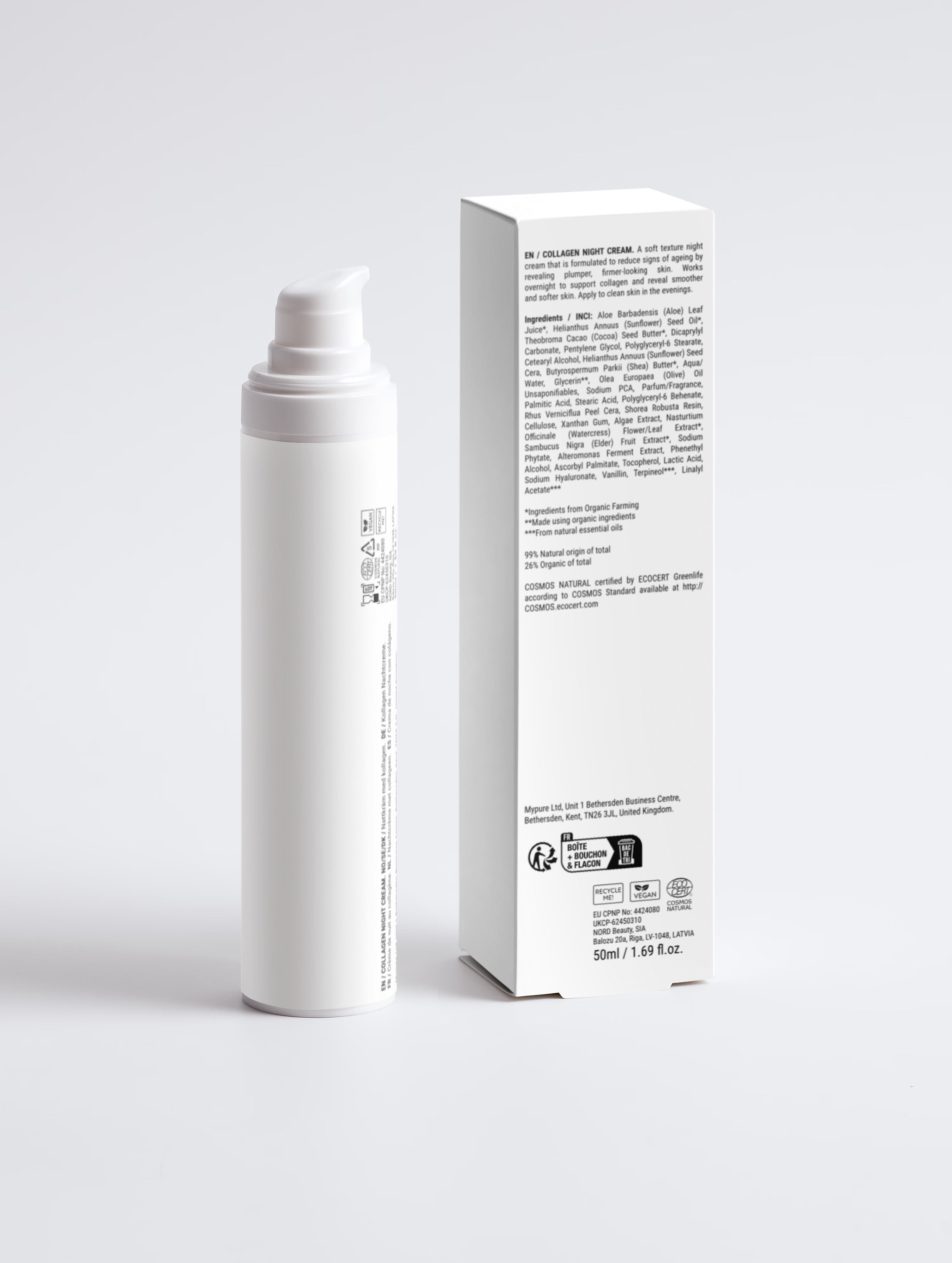 Collagen Anti-Aging Night Cream — Wrinkles & Firmness 50 ml