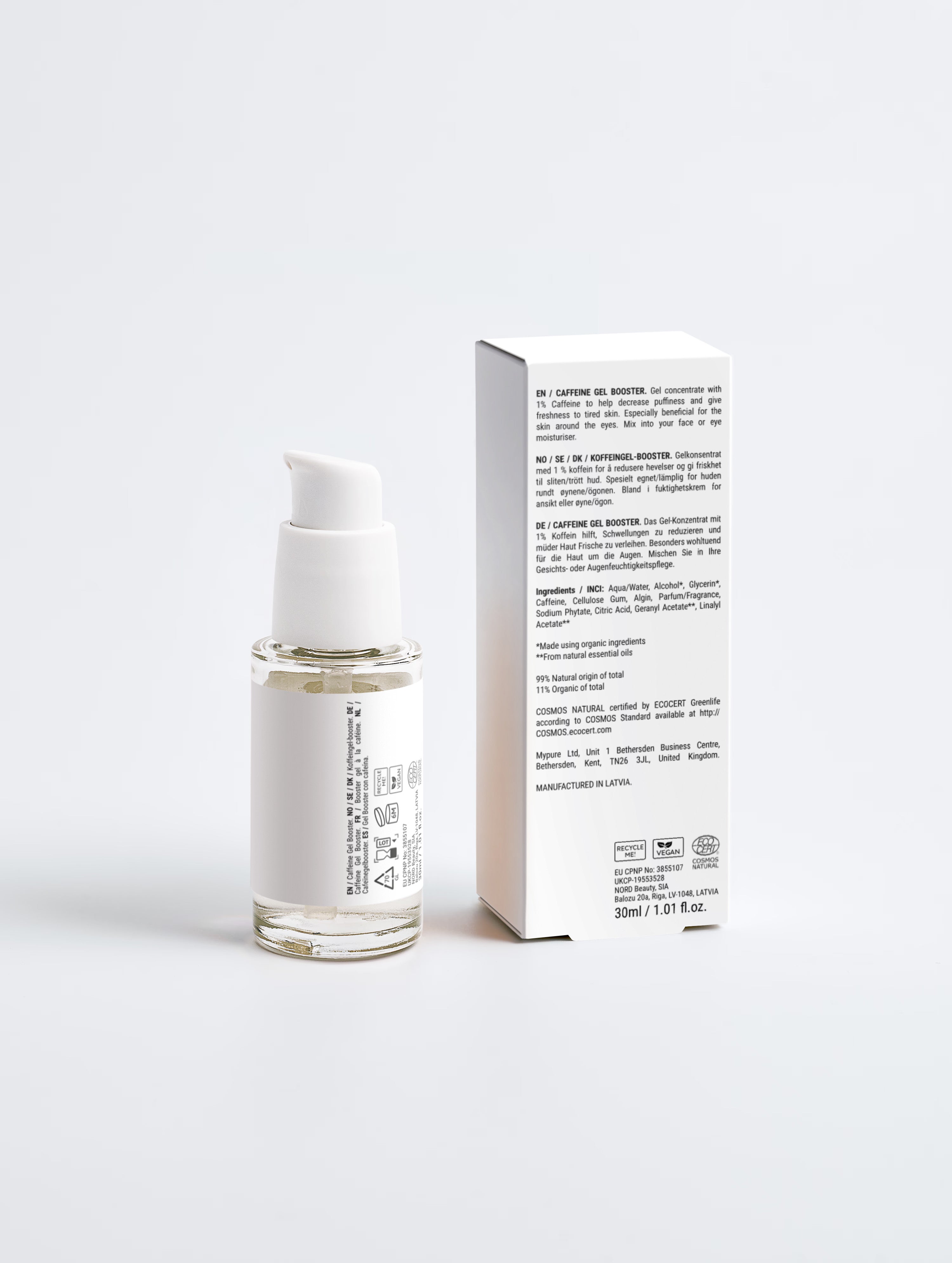 Gel Concentré Caféine — Anti-Poches & Regard Fatigué 30 ml