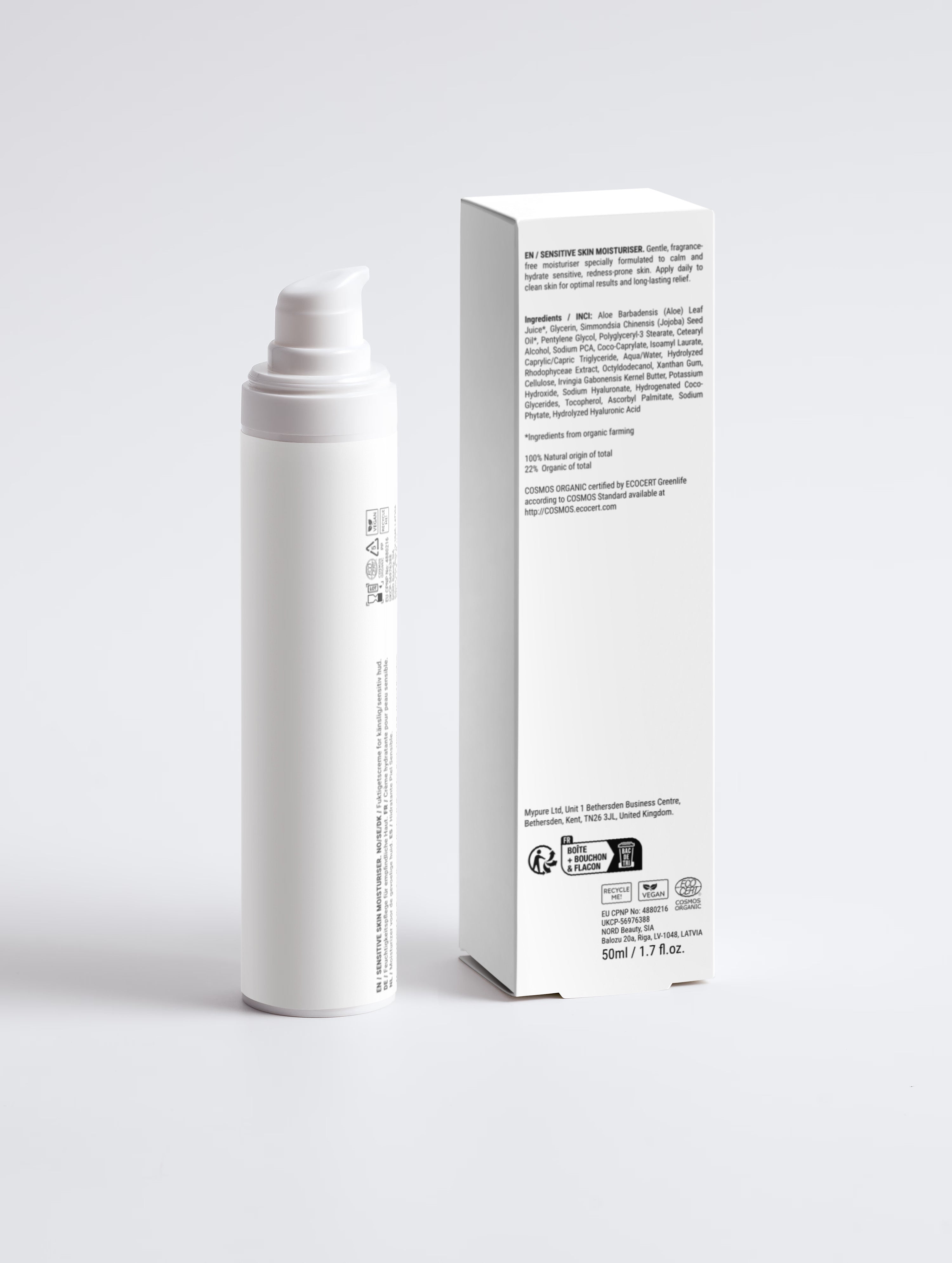 Fragrance-Free Moisturizing Cream — Sensitive Skin 50 ml
