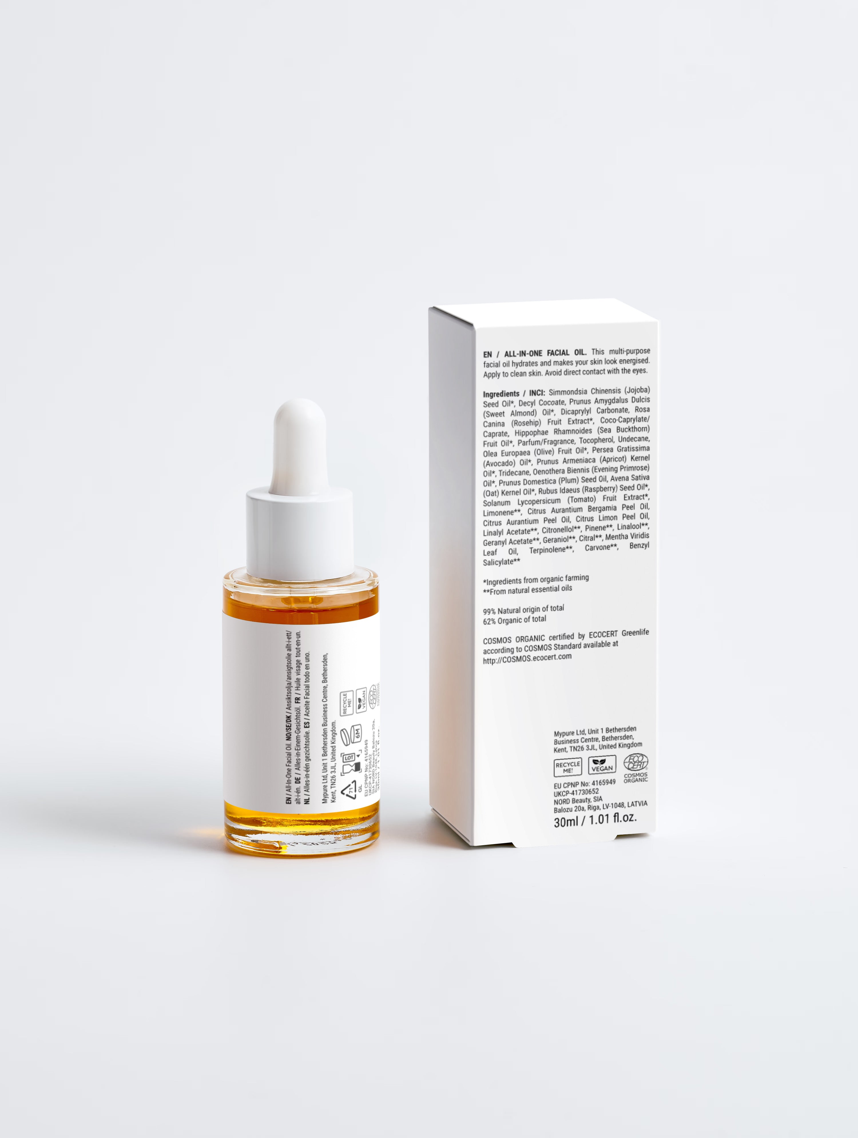 Huile Visage Multi-Usage — Éclat & Nutrition 30 ml