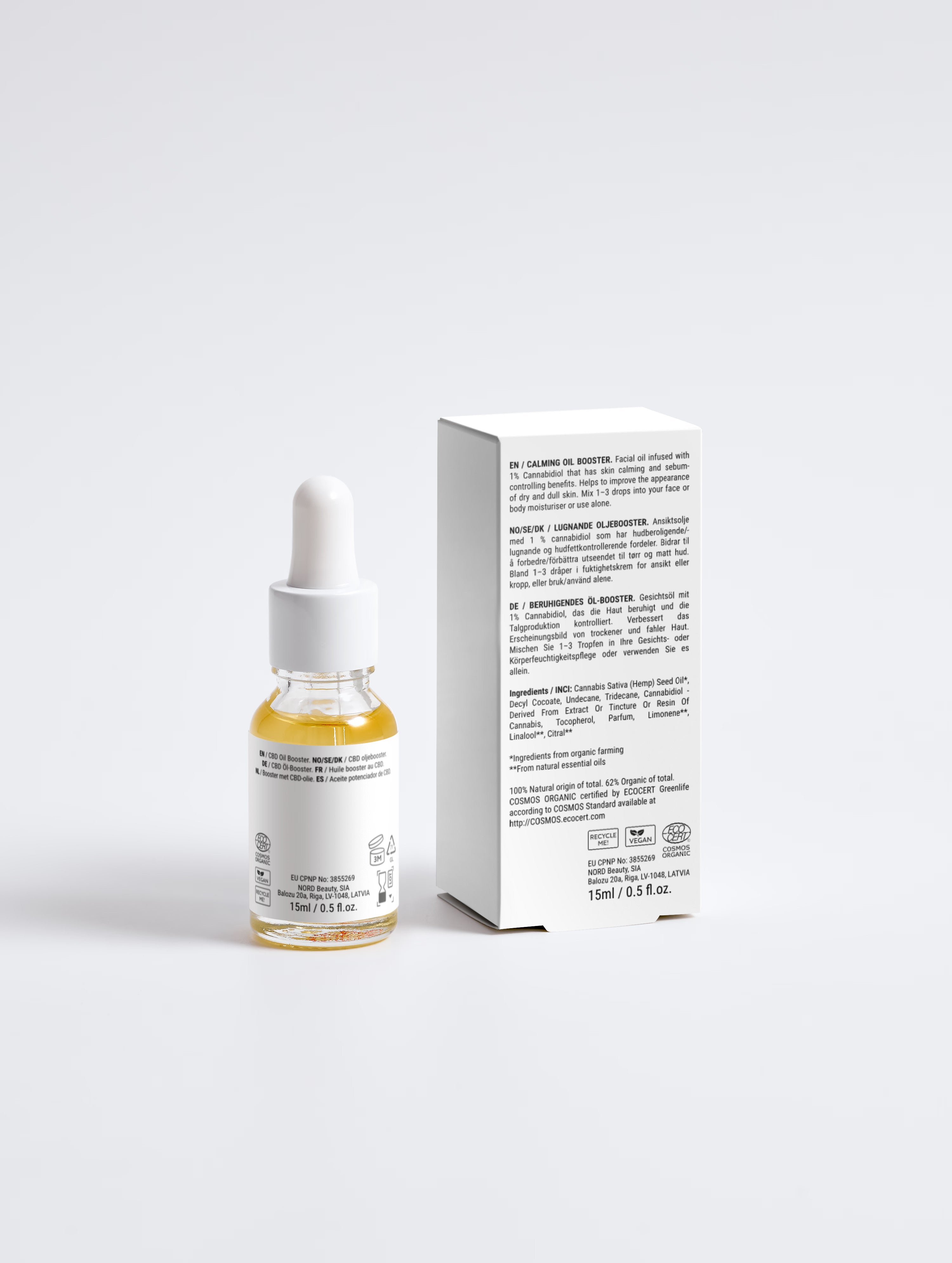 Organic Soothing CBD Facial Oil — Radiance & Balance 15 ml